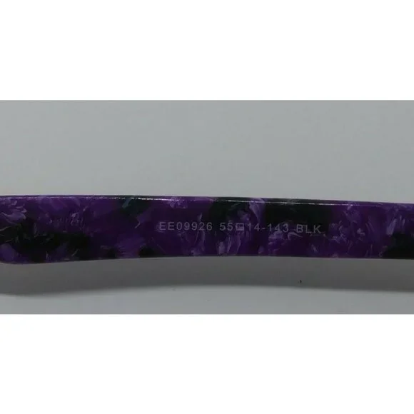 Enchant EE09926 Black/Purple Multicolor Ladies Designer Optical Eyeglass Frames